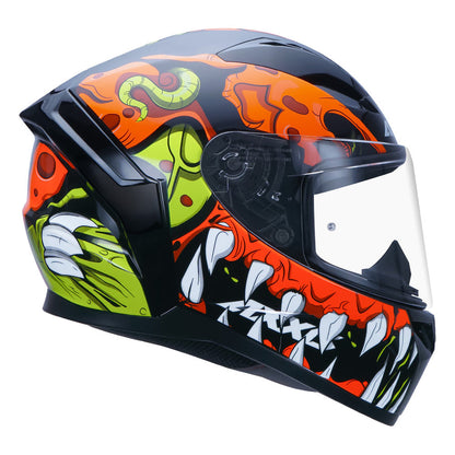 AXXIS SEGMENT SCRATCH HELMET - ORANGE