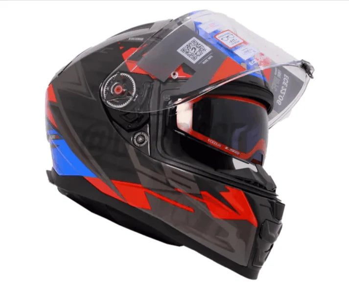 LS2 FF811 Vector 2 Absolute Helmet - Gloss Black Red Blue