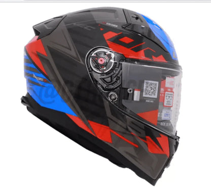 LS2 FF811 Vector 2 Absolute Helmet - Gloss Black Red Blue