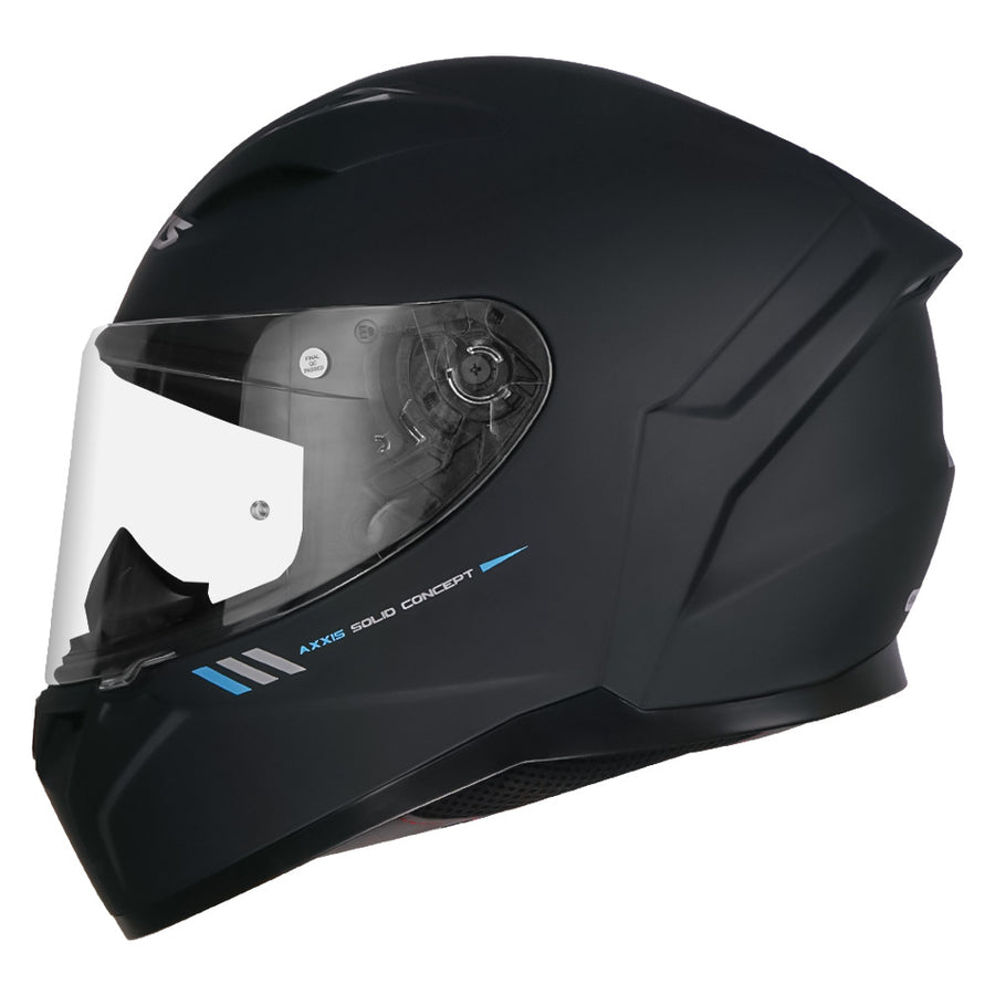 AXXIS SEGMENT SOLID HELMET - MATT BLACK – Motorizzr