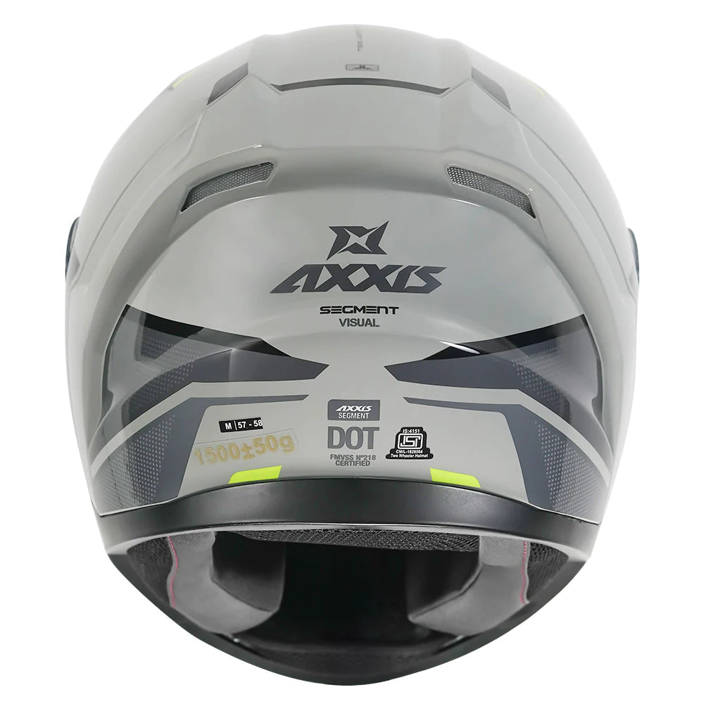 AXXIS SEGMENT VISUAL HELMET - GREY