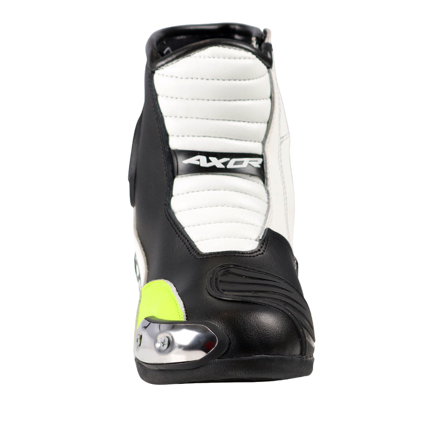 Axor Slicks Riding Boots - Black Neon Green