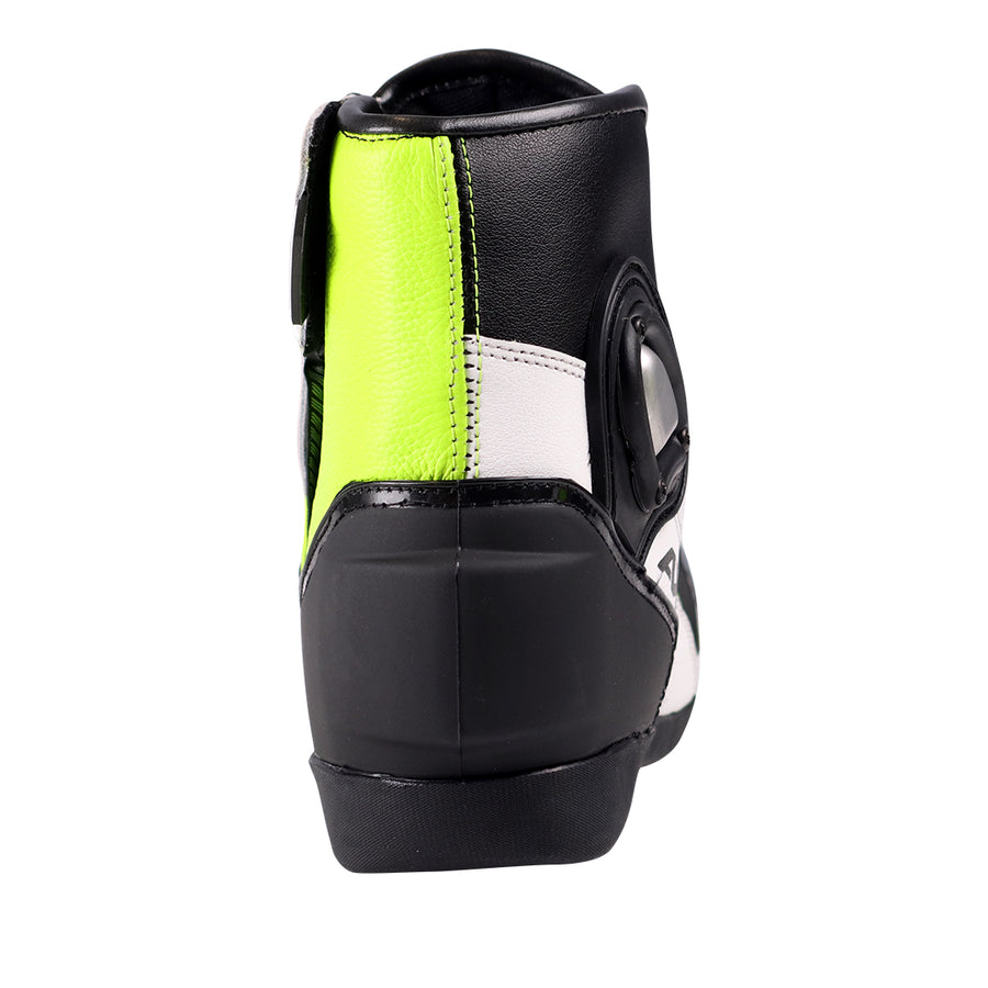 Axor Slicks Riding Boots - Black Neon Green