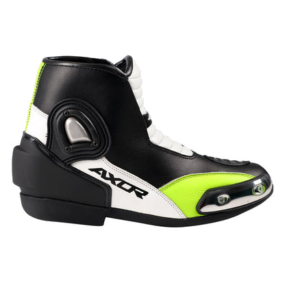 Axor Slicks Riding Boots - Black Neon Green