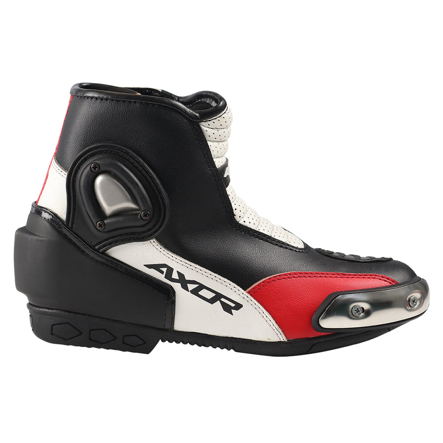 Axor Slicks Riding Boots - Black Red