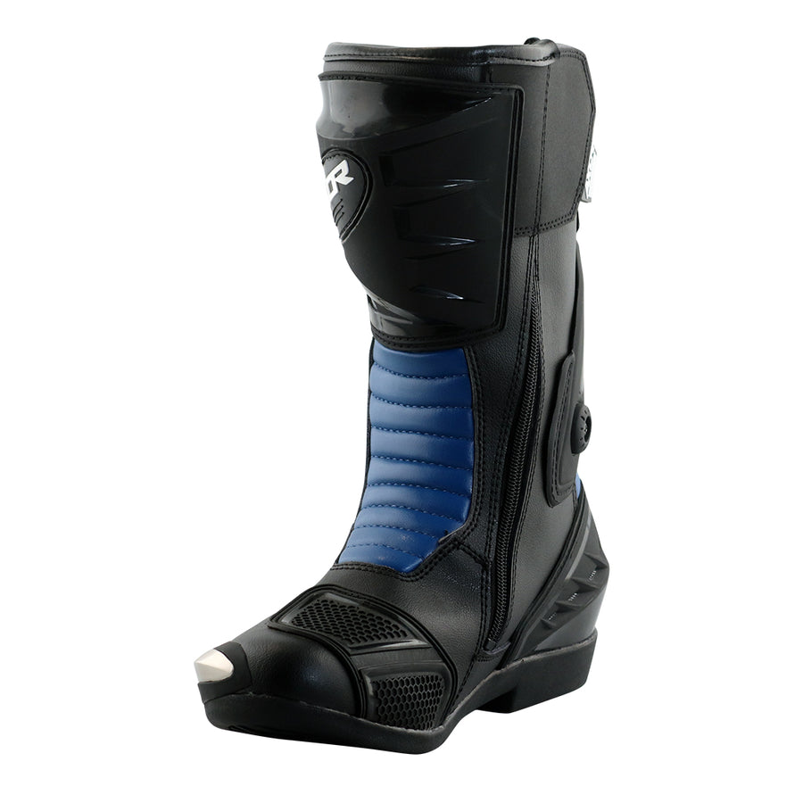 Axor Slipstream Riding Boots - Black Blue