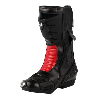 Axor Slipstream Riding Boots - Black Red