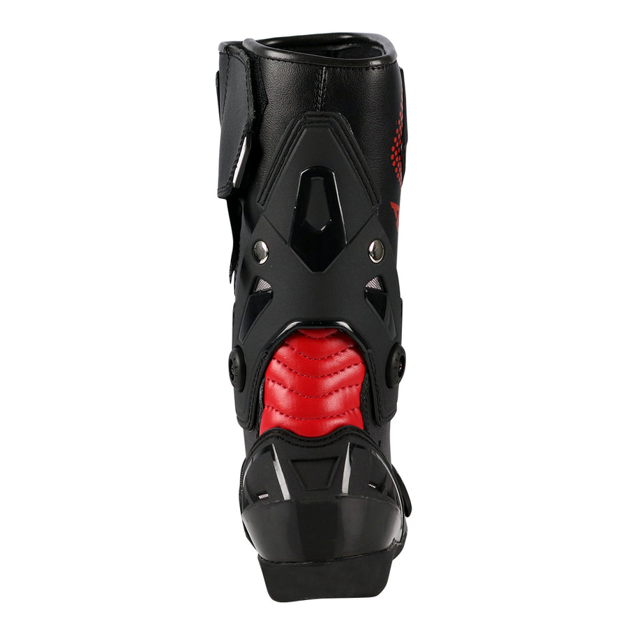 Axor Slipstream Riding Boots - Black Red