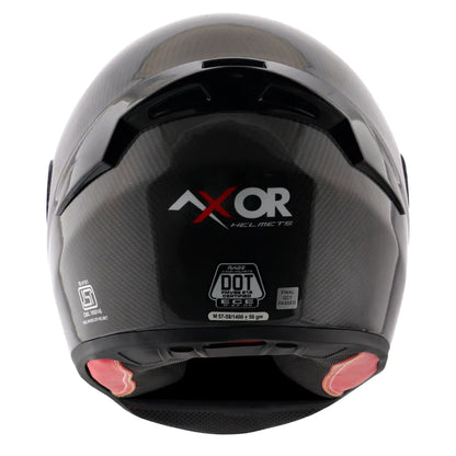 AXOR RAGE CARBON FIBER SMALL CHECKS GLOSS CARBON HELMET