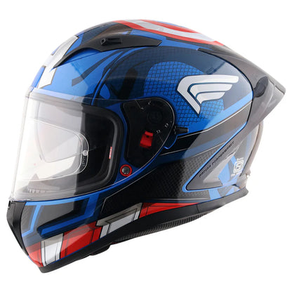 AXOR Street Marvel Captain America Helmet - Blue Red White
