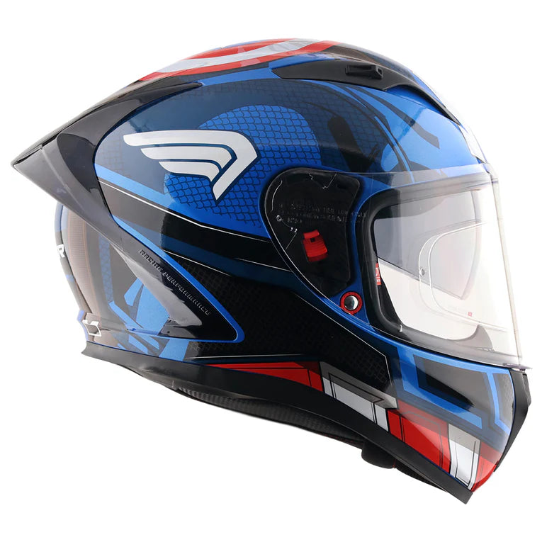 AXOR Street Marvel Captain America Helmet - Blue Red White