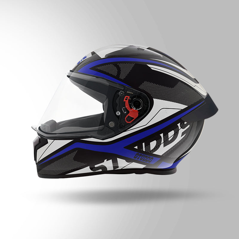 STUDDS THUNDER D4 HELMET - BLACK BLUE