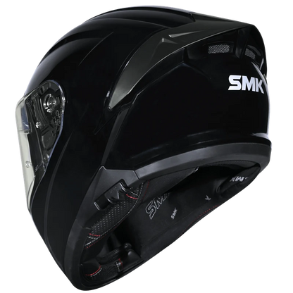 SMK TYPHOON SOLID HELMET - GL200 BLACK