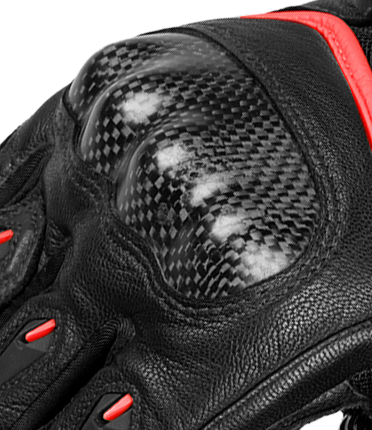 RYNOX Tornado Pro 4 Gloves - Black Red (CARBON EDITION)