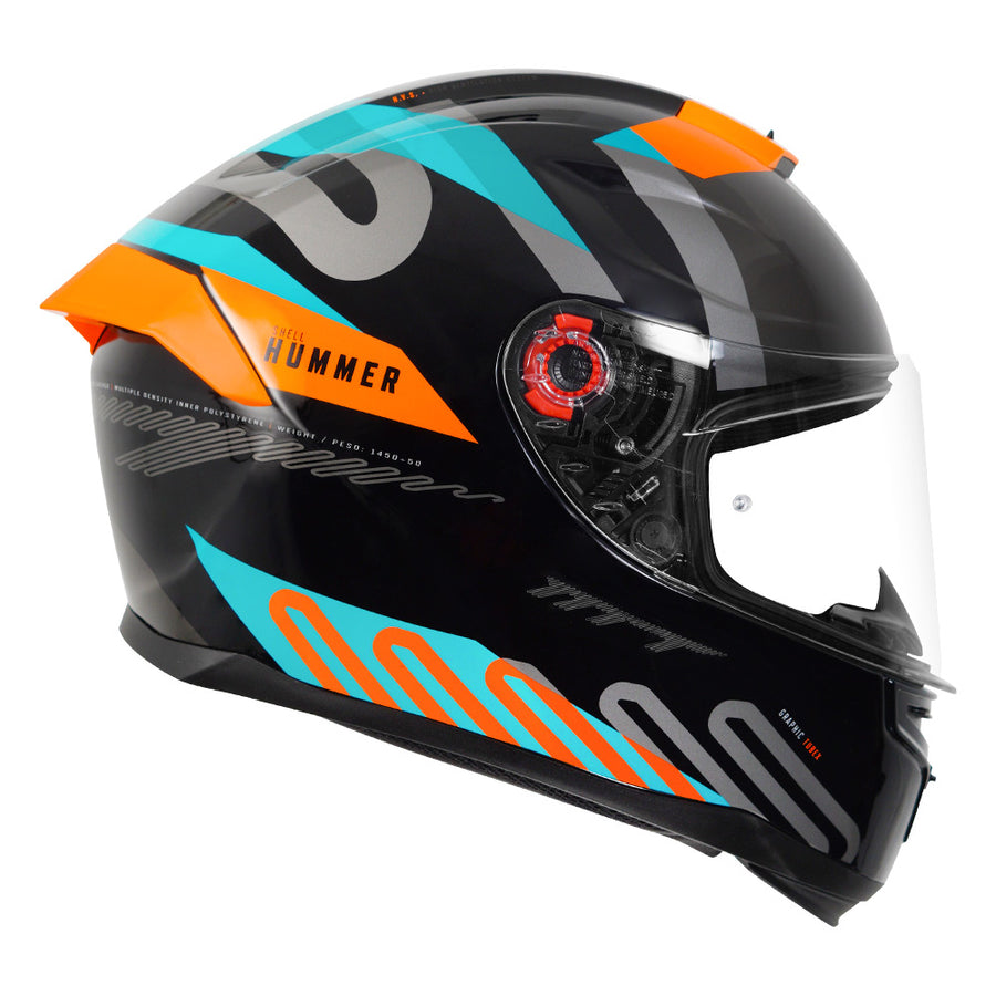 MT HUMMER TUBEX HELMET - Fluorescent Orange