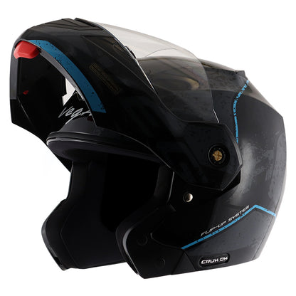 Vega Crux DX Victor Helmet - Black Grey
