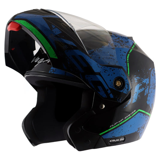 Vega Crux DX Victor Helmet - Black Blue