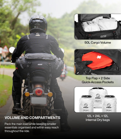RYNOX Optimus Tail Bag - 50L