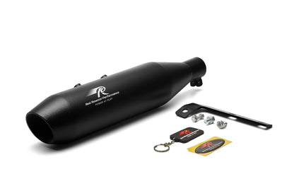 Red Rooster Rumbler Max Exhaust (Hunter 350) - Black Matte