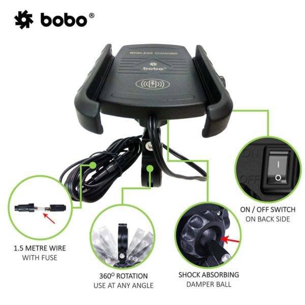 BOBO BM6 Jaw-Grip Bike Phone Holder