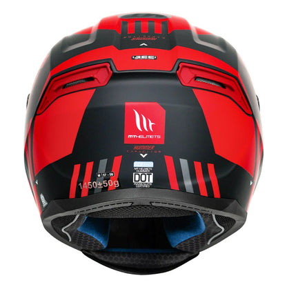 MT HUMMER CAPACITOR HELMET - Matt Red