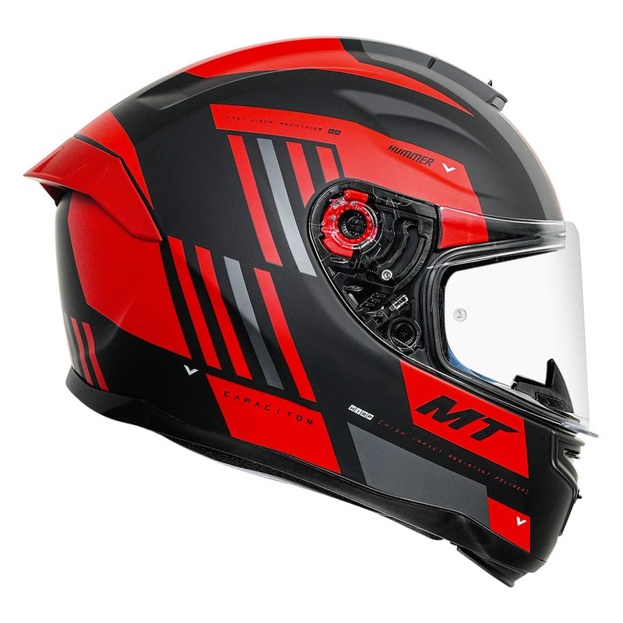 MT HUMMER CAPACITOR HELMET - Matt Red