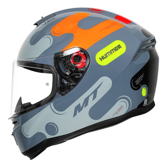 MT HUMMER LIQUER HELMET - Gloss Orange