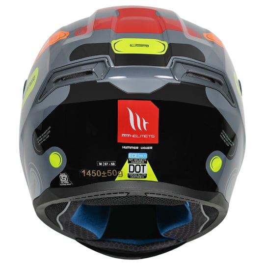 MT HUMMER LIQUER HELMET - Gloss Orange