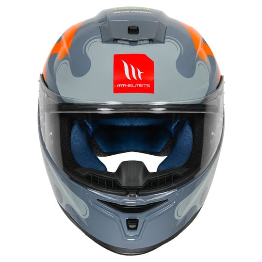 MT HUMMER LIQUER HELMET - Gloss Orange