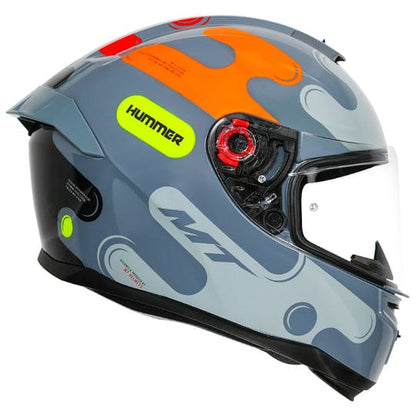 MT HUMMER LIQUER HELMET - Gloss Orange