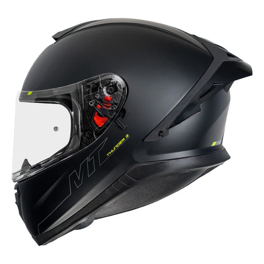 MT THUNDER3 PRO SOLID HELMET - Matt Black