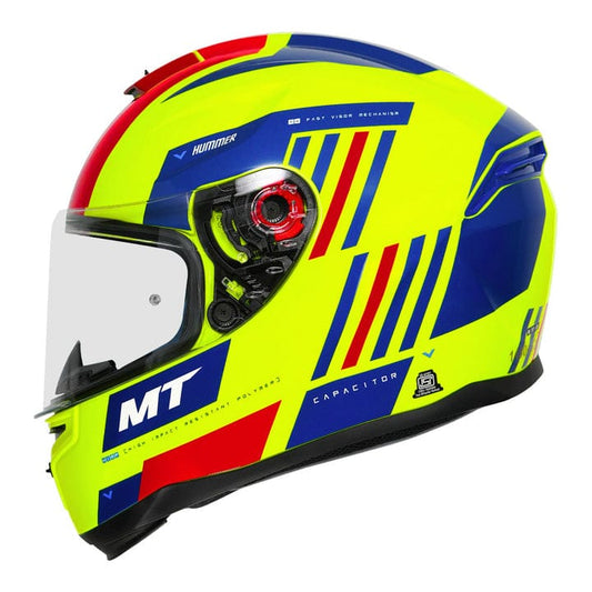 MT HUMMER CAPACITOR HELMET - Gloss Fluorescent Yellow