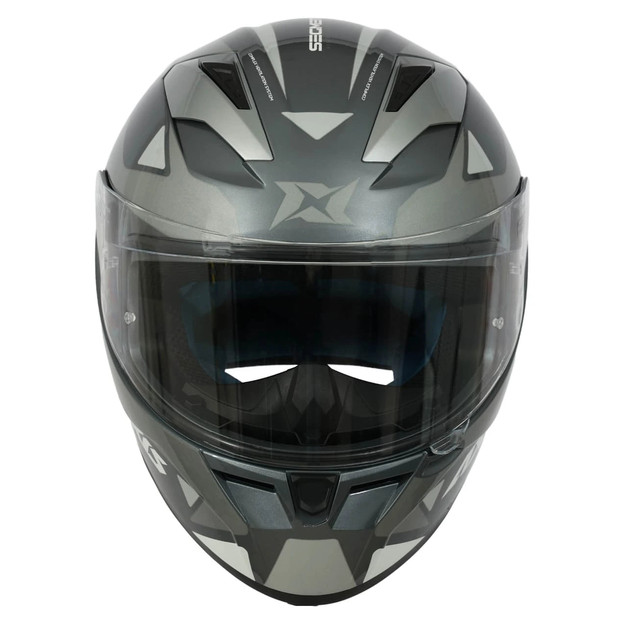 AXXIS SEGMENT SEEK E2 HELMET - GLOSS GREY