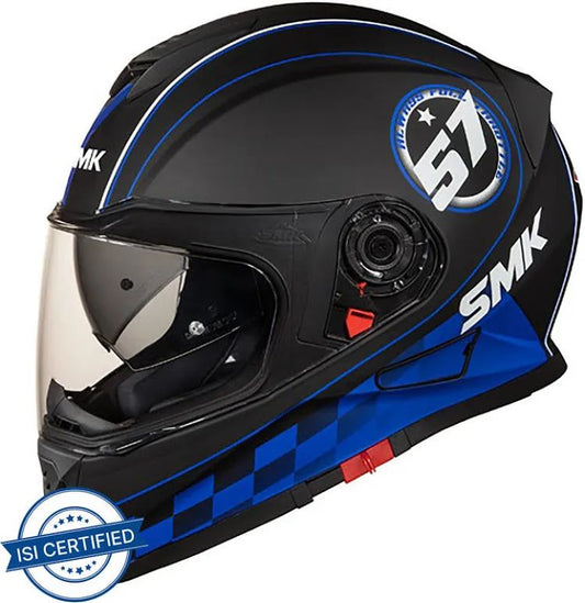 SMK Twister Blade Helmet - Matt Black Blue Grey
motorizzr