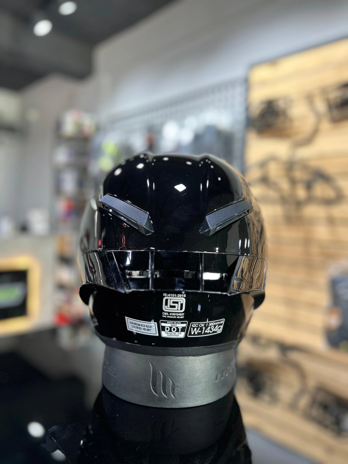 RIDEX Titanium G2 Helmet - Midnight Black