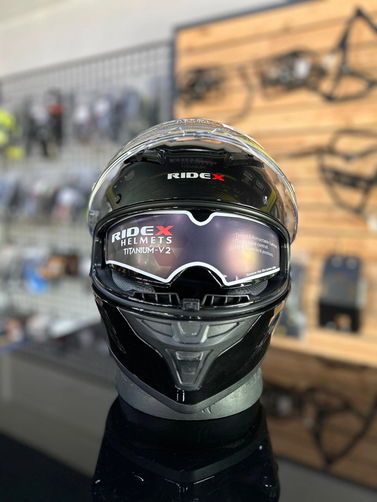 RIDEX Titanium G2 Helmet - Midnight Black