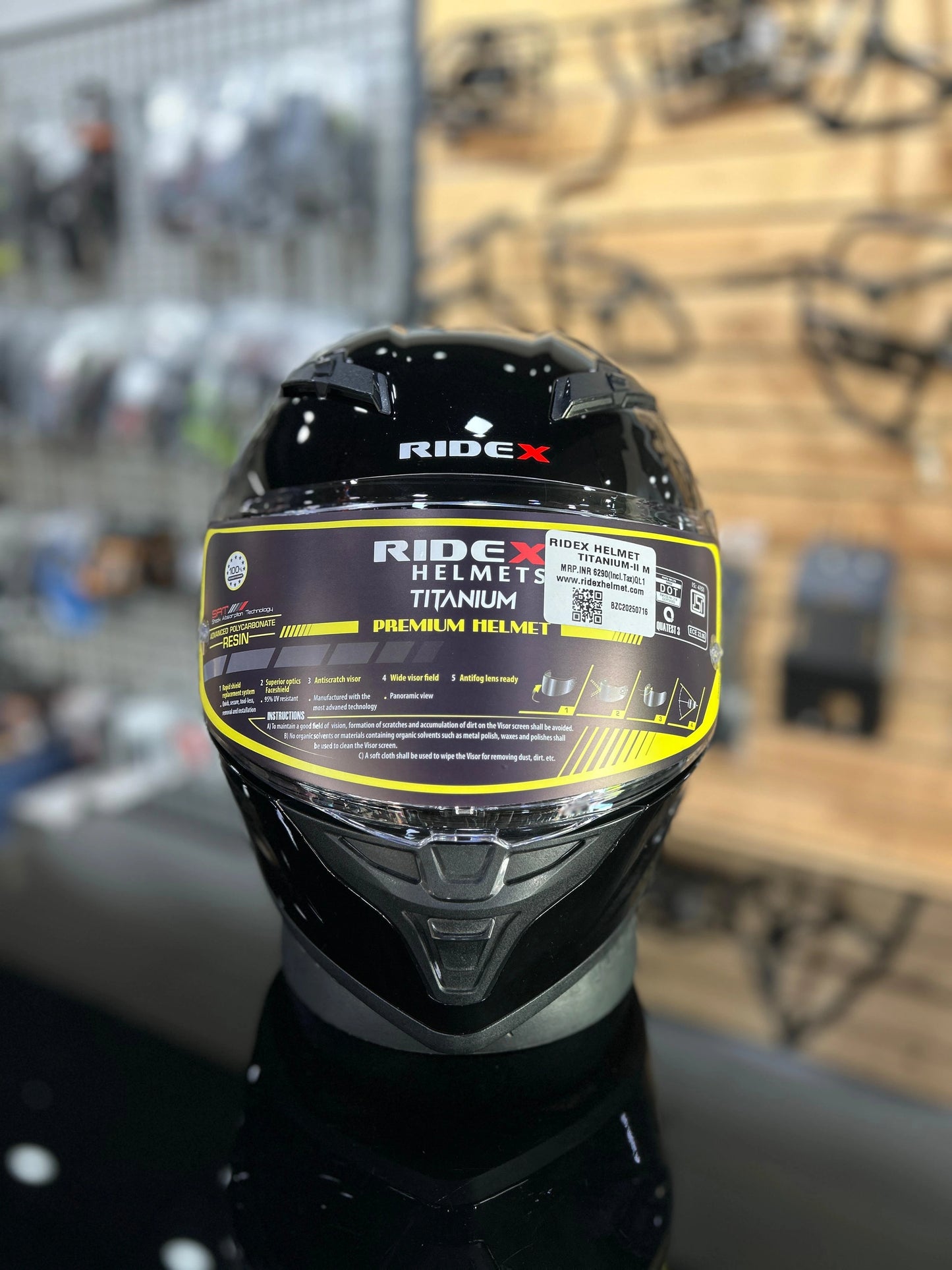 RIDEX Titanium G2 Helmet - Midnight Black
