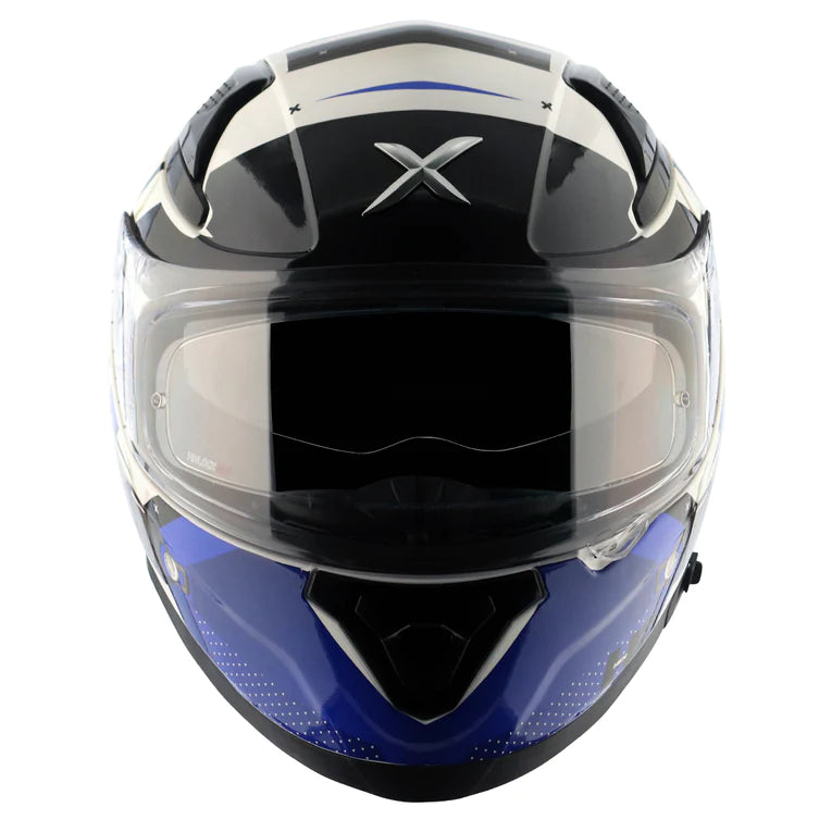 AXOR APEX HEX-2 HELMET - WHITE BLUE