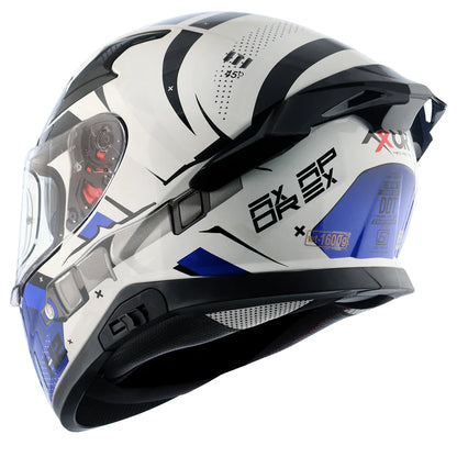 AXOR APEX HEX-2 HELMET - WHITE BLUE