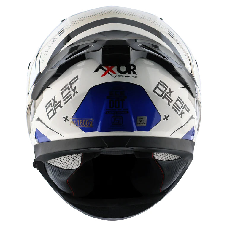 AXOR APEX HEX-2 HELMET - WHITE BLUE