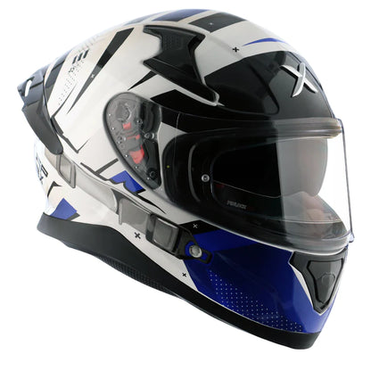 AXOR APEX HEX-2 HELMET - WHITE BLUE