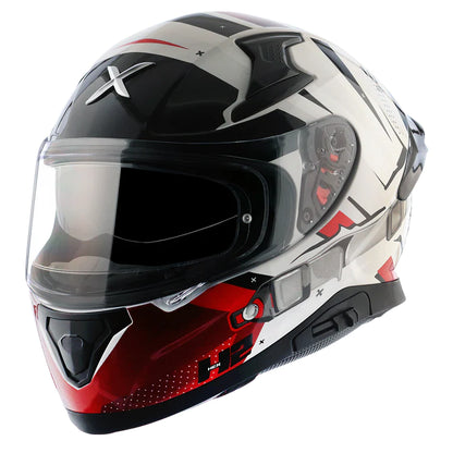 AXOR APEX HEX-2 HELMET - WHITE RED