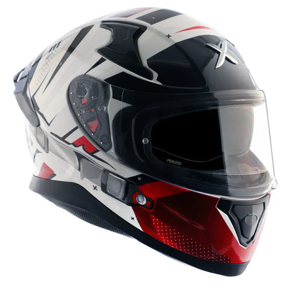 AXOR APEX HEX-2 HELMET - WHITE RED