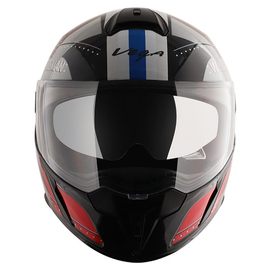 Vega Ryker DV Wingman Helmet - Black red