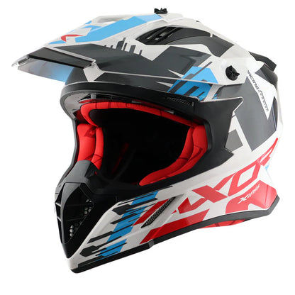 AXOR X-CROSS X1 HELMET - WHITE RED