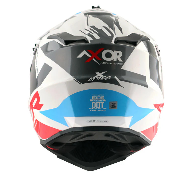 AXOR X-CROSS X1 HELMET - WHITE RED