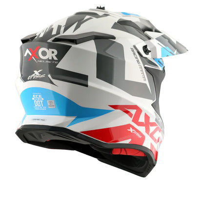 AXOR X-CROSS X1 HELMET - WHITE RED