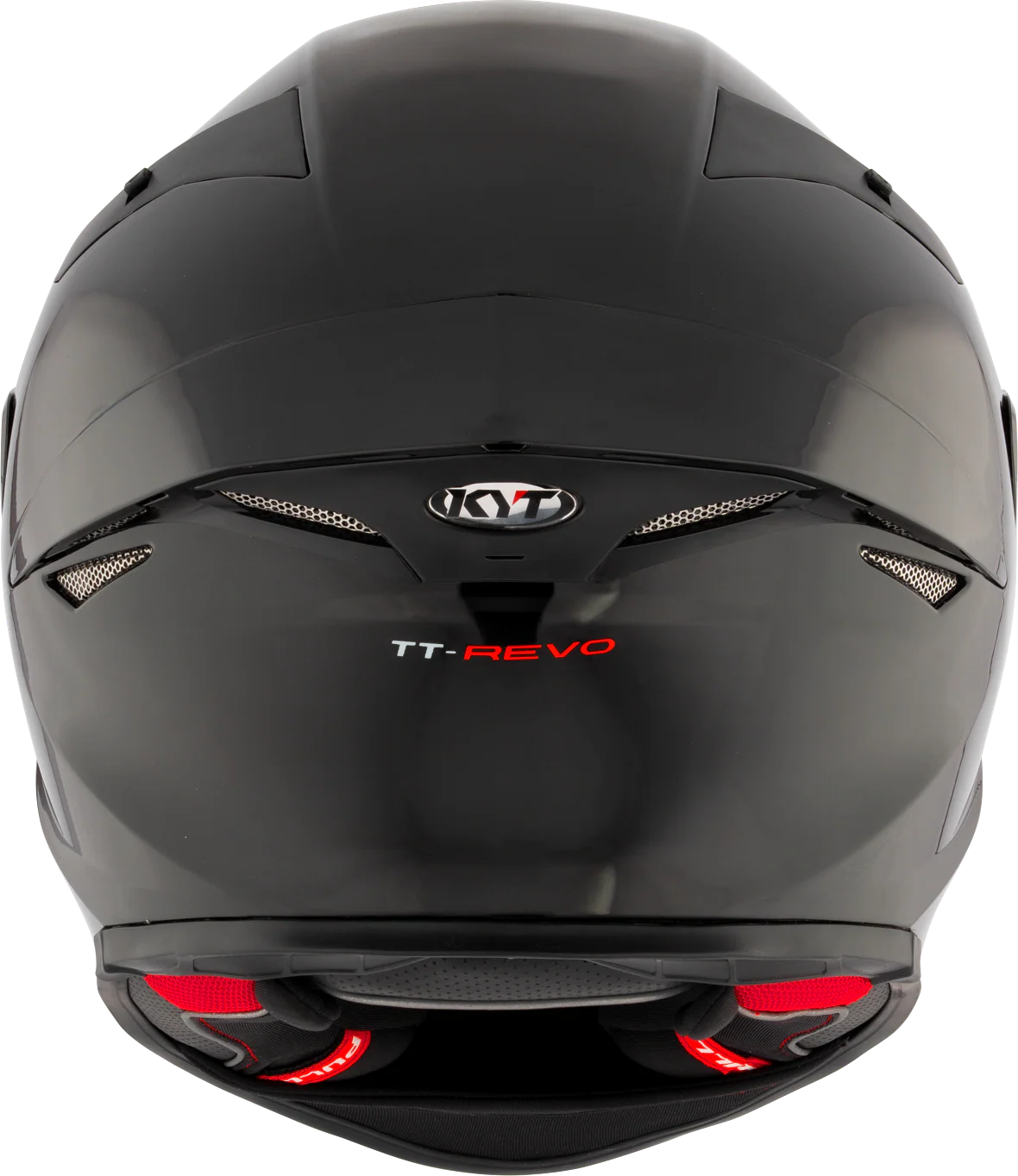 KYT TT Revo Plain Helmet - Glossy Black