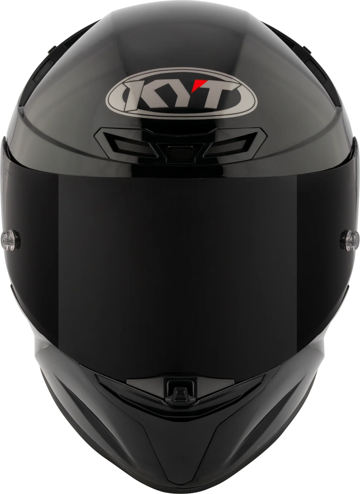 KYT TT Revo Plain Helmet - Glossy Black