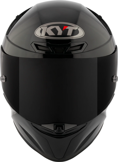 KYT TT Revo Plain Helmet - Glossy Black
